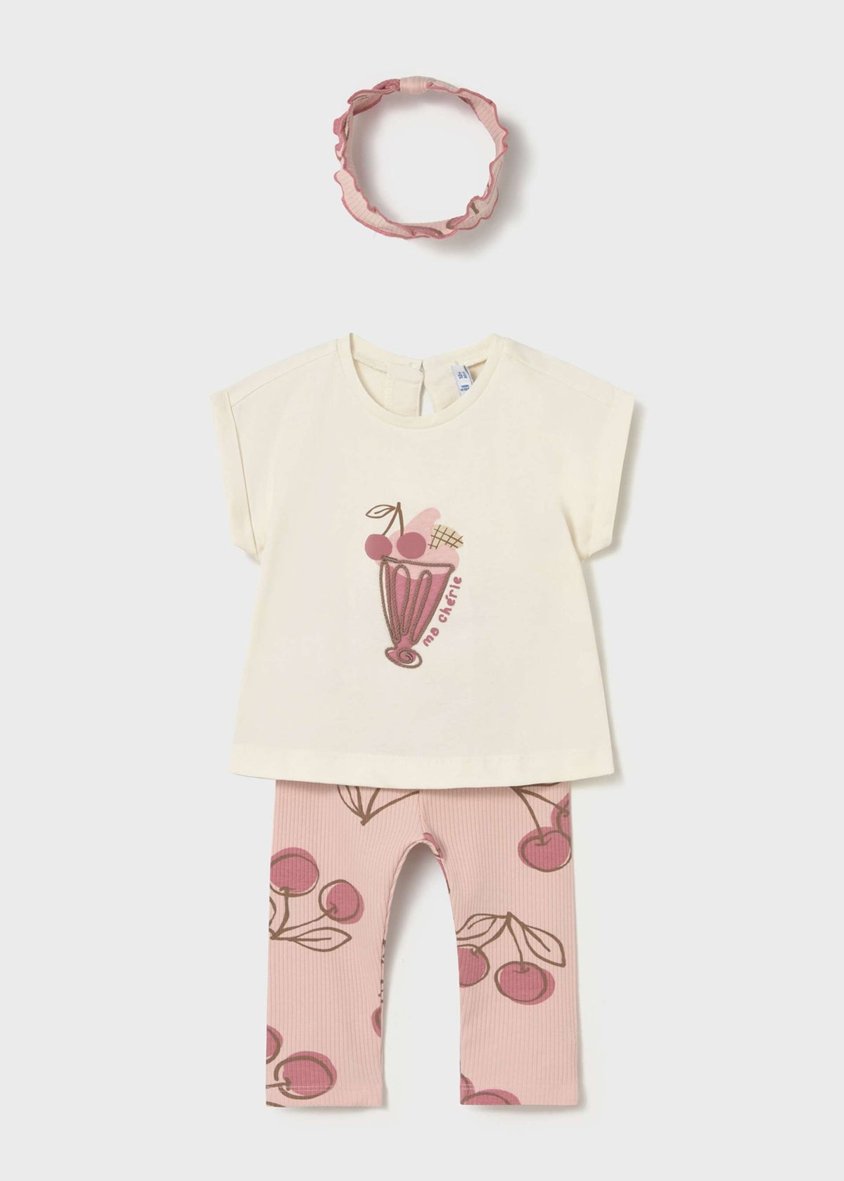 Completo 3 pezzi con fascia neonata