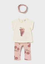 Completo 3 pezzi con fascia neonata