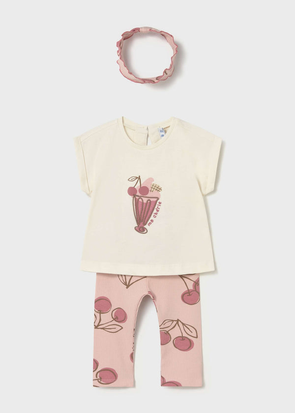 Completo 3 pezzi con fascia neonata