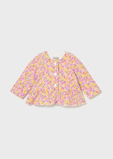 Completo 3 pezzi con giacca neonata - Papavero
