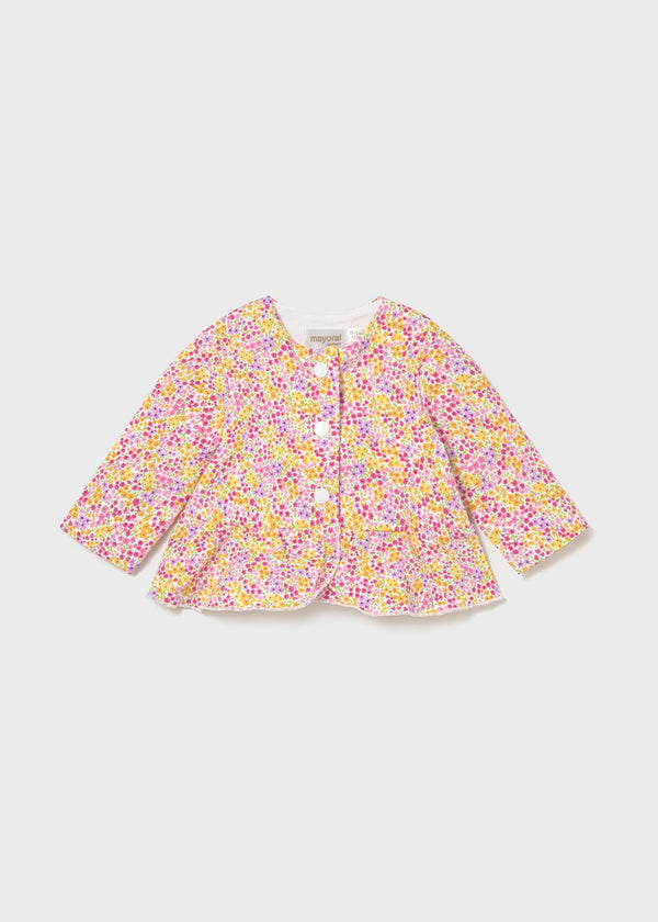 Completo 3 pezzi con giacca neonata - Papavero