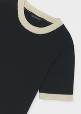 Completo 3 pezzi con giacca ragazza - Nero