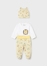 Completo 3 pezzi ghettina neonato - Sunny