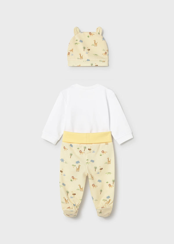 Completo 3 pezzi ghettina neonato - Sunny