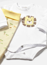 Completo 3 pezzi ghettina neonato - Sunny