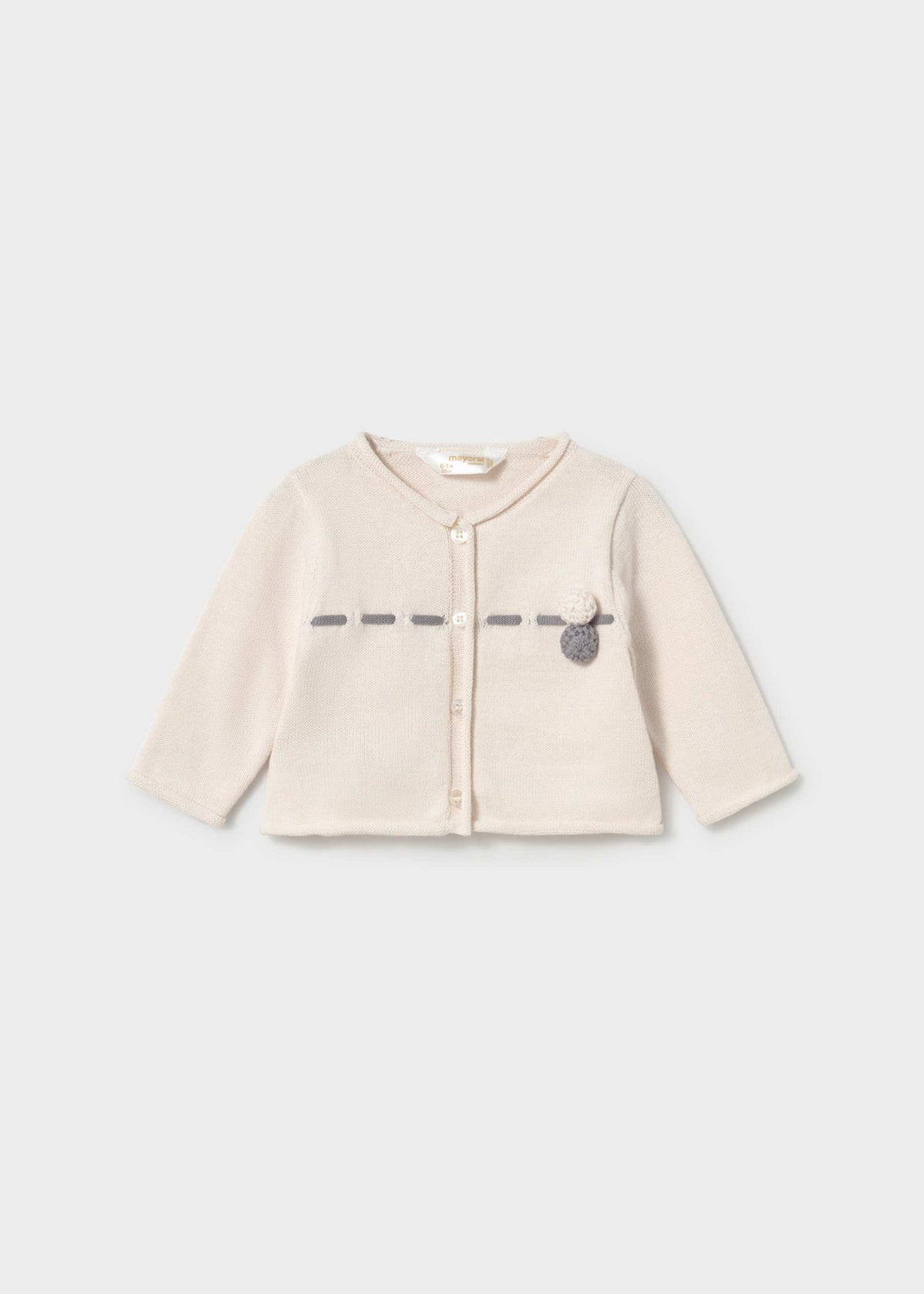 Completo 3 pezzi neonata - Cenere