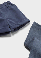 Completo 3 pezzi neonato - Indaco