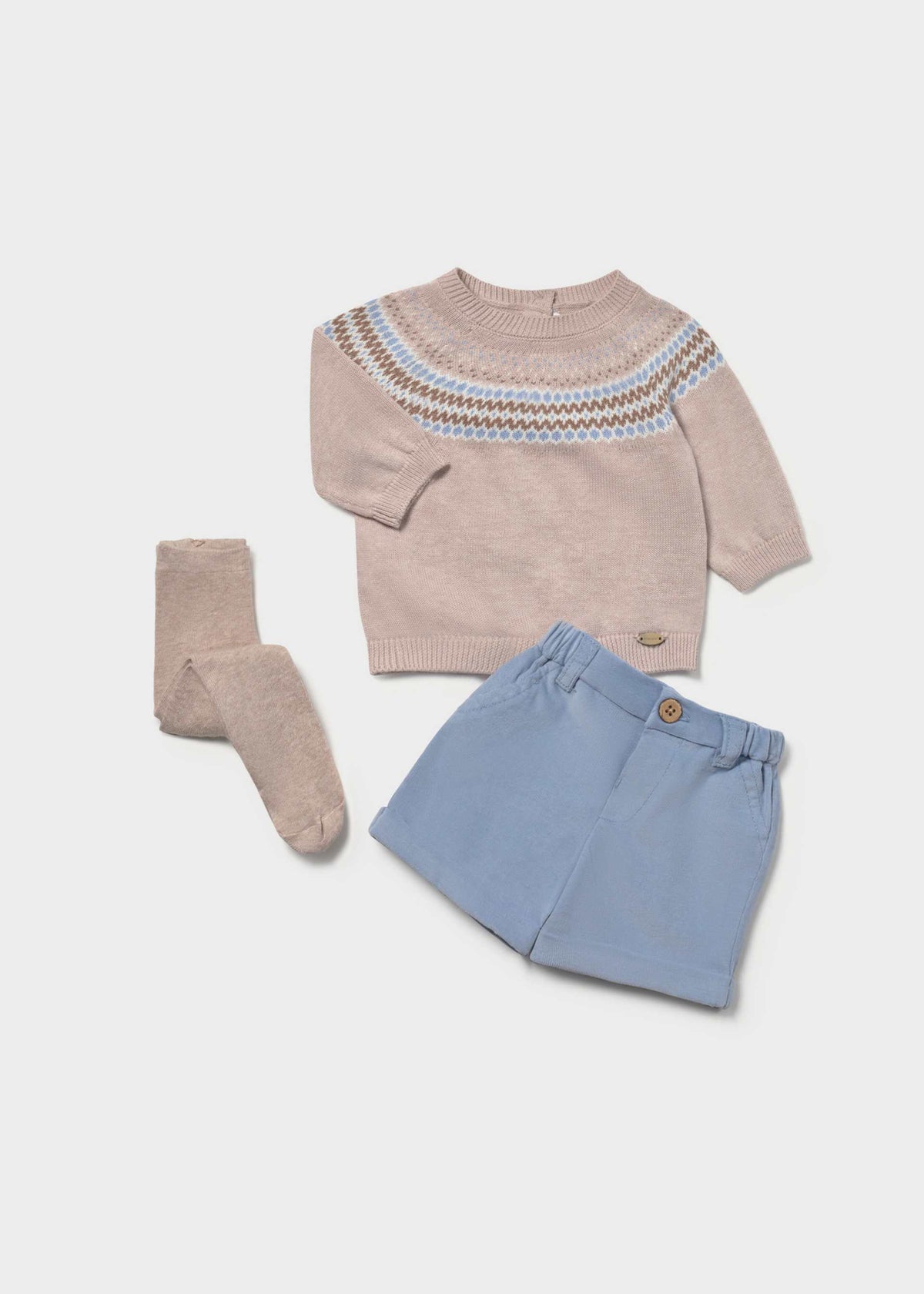 Completo 3 pezzi neonato - Lluvia