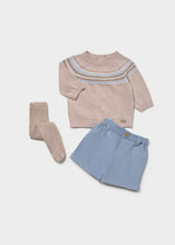 Completo 3 pezzi neonato - Lluvia