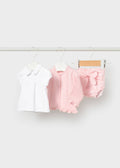 Completo 3 pezzi tricot neonata - Quarzo