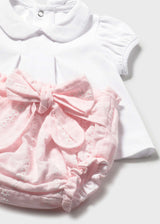 Completo 3 pezzi tricot neonata - Quarzo