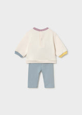 Completo 4 pezzi neonata - Malva