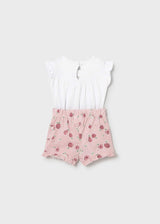 Completo 4 pezzi neonata - Rose