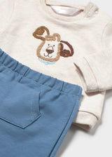 Completo 4 pezzi neonato - Cielo