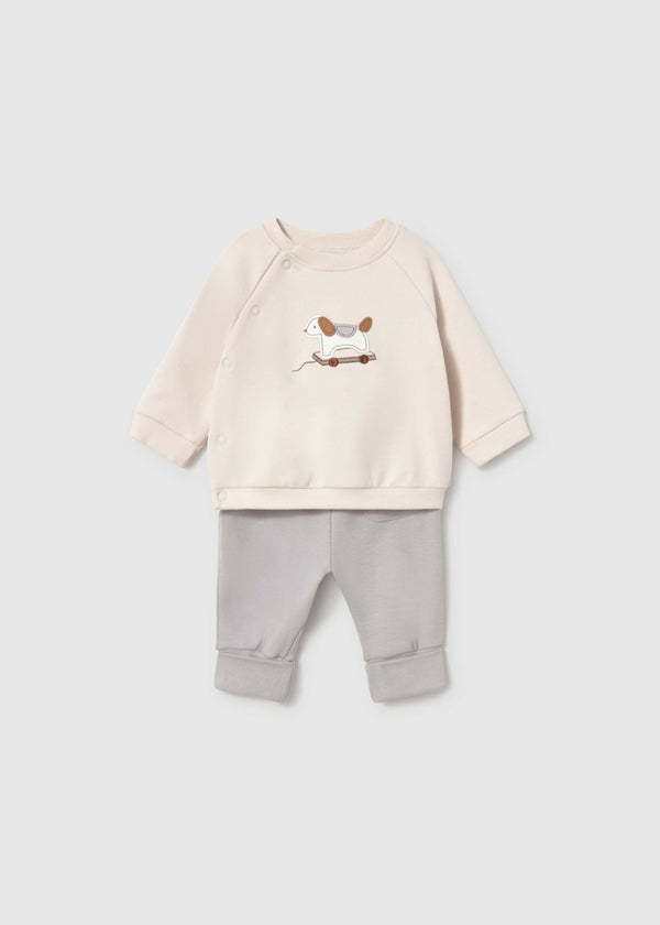 Completo 4 pezzi neonato - Nebbia