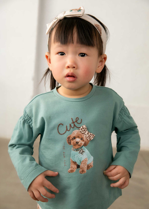 Completo cerchietto e leggings stampato bimba - Lagoon