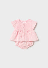 Completo copripannolino e blusa neonata - Baby