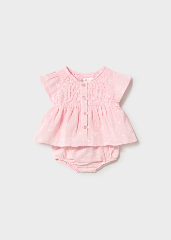 Completo copripannolino e blusa neonata - Baby