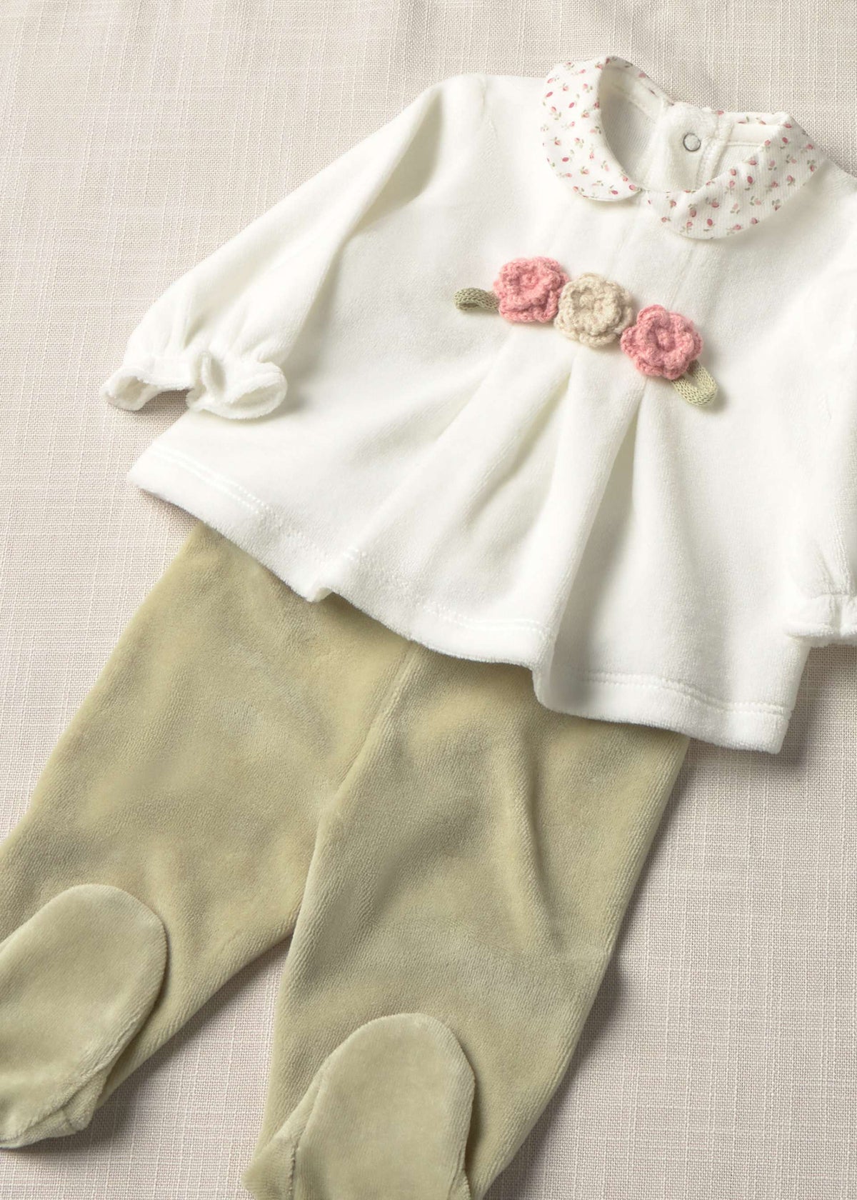 Completo ghettina e camicia neonata - Laurel