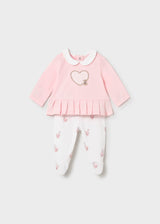 Completo ghettina e maglietta manica lunga neonata - Baby