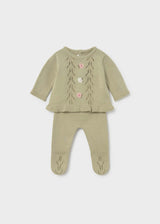 Completo ghettina e maglione neonata - Laurel