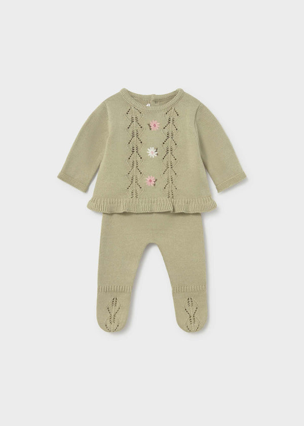 Completo ghettina e maglione neonata - Laurel