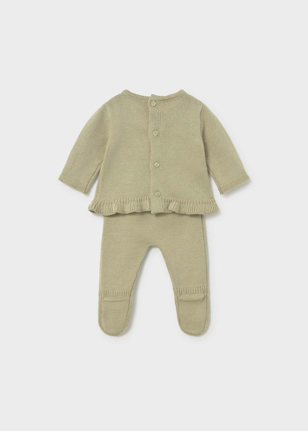 Completo ghettina e maglione neonata - Laurel