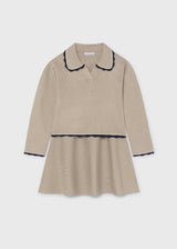 Completo gonna e polo in maglia ragazza - Vigore