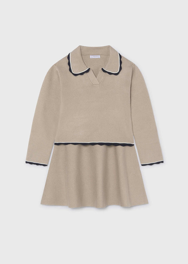 Completo gonna e polo in maglia ragazza - Vigore