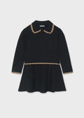 Completo gonna e polo in maglia ragazza - Nero