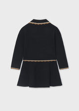 Completo gonna e polo in maglia ragazza - Nero