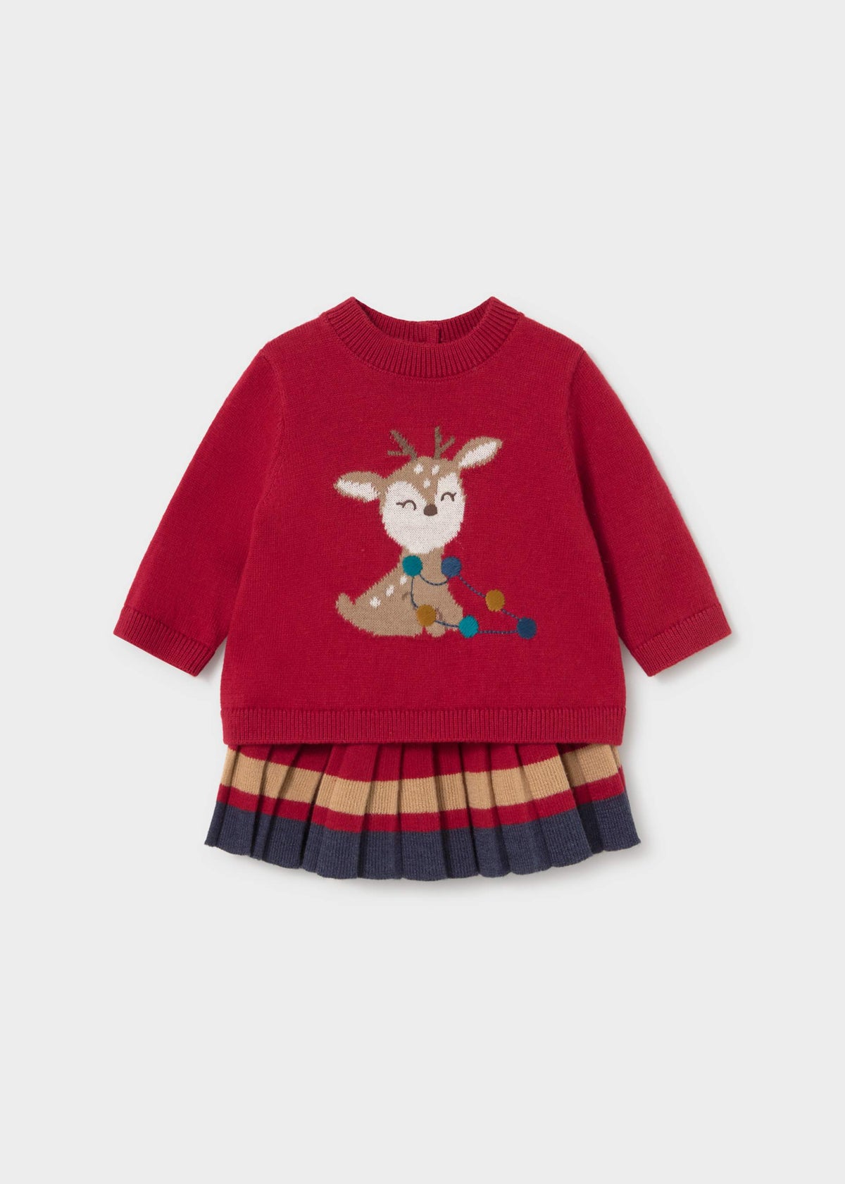 Completo gonna neonata - Red