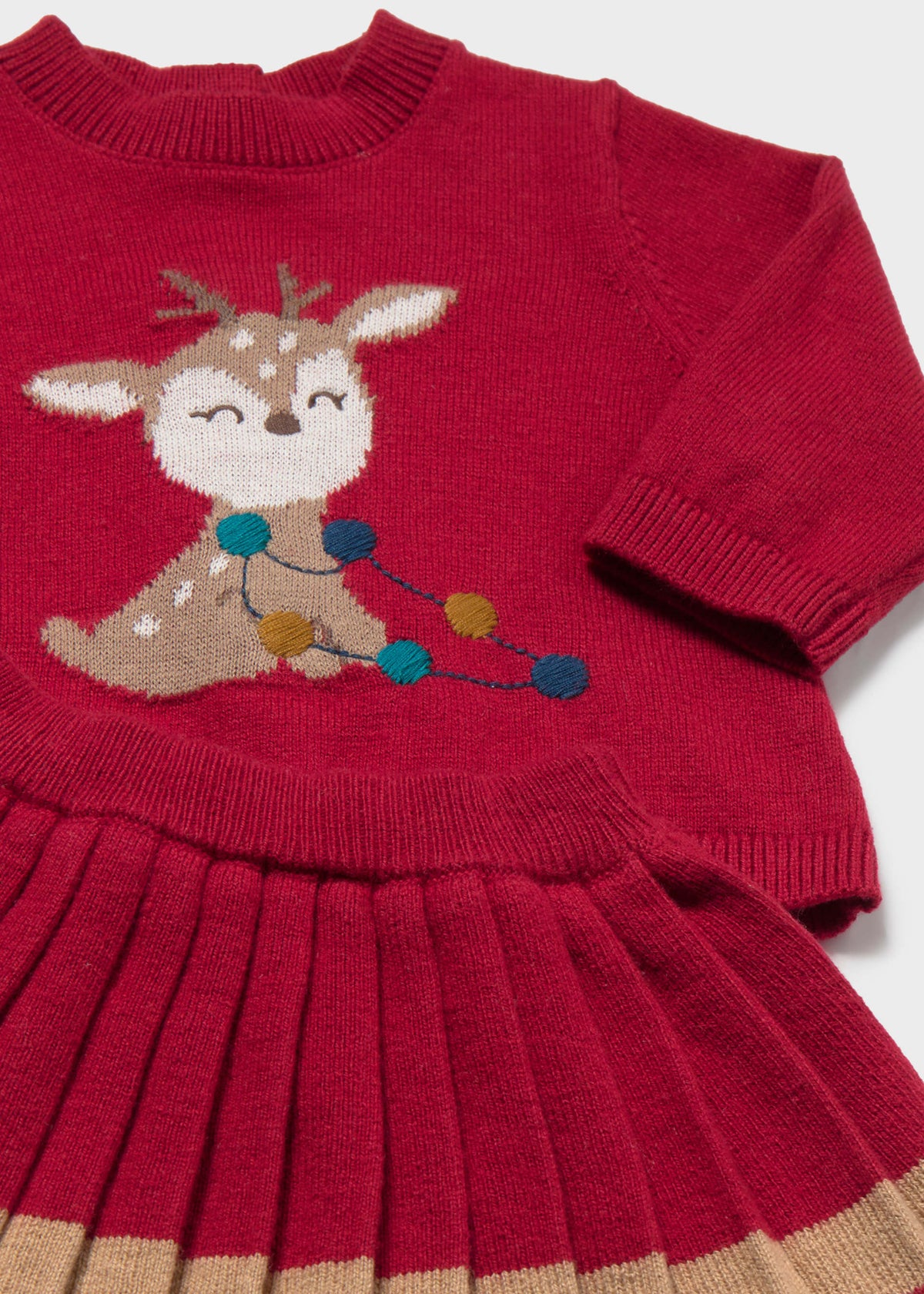 Completo gonna neonata - Red