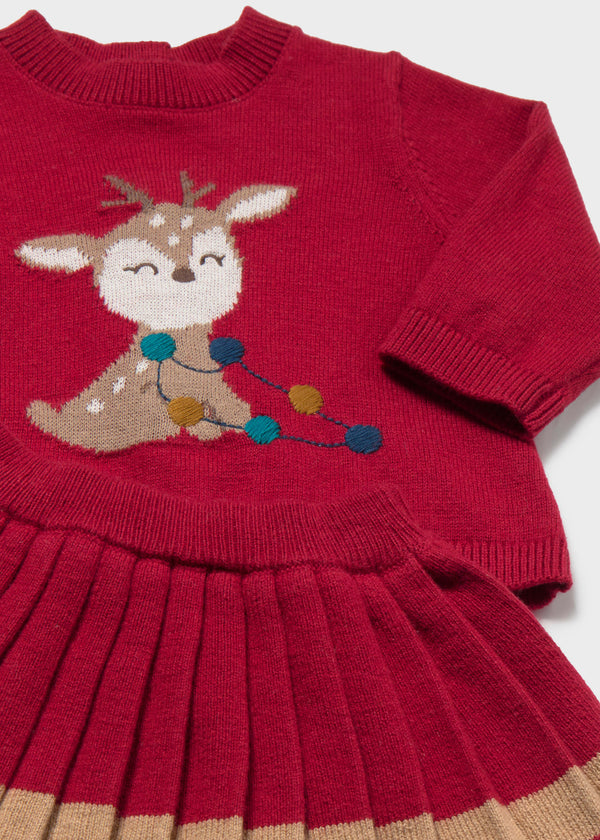 Completo gonna neonata - Red
