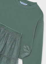 Completo gonna tulle e felpa bambina - Laurel