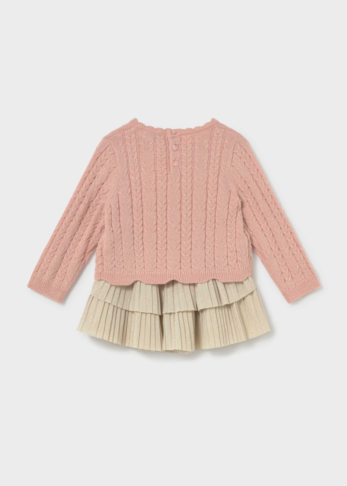 Completo gonna volant e maglione neonata - Petisui
