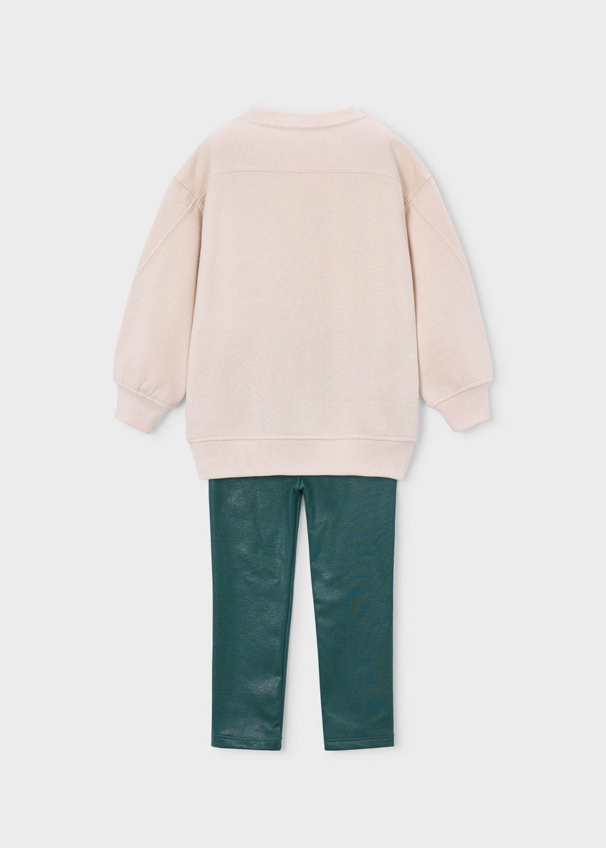 Completo leggings e felpa bambina - Bottiglia