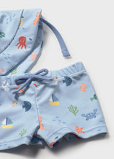 Completo mare 3 pezzi protezione solare neonato - Velero