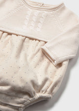 Completo pagliaccetto e calzamaglia neonato - Ceramica