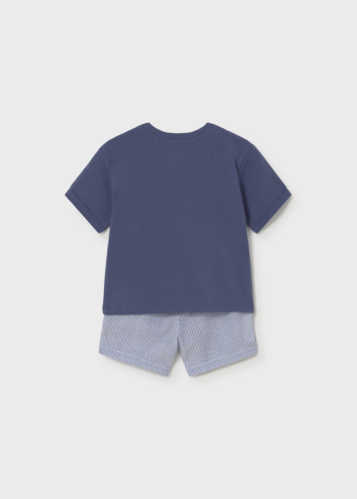 Completo pantaloncino e maglietta neonato