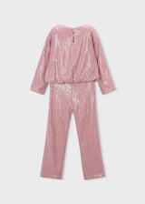 Completo pantalone e blusa lustrini bambina - Quarzo