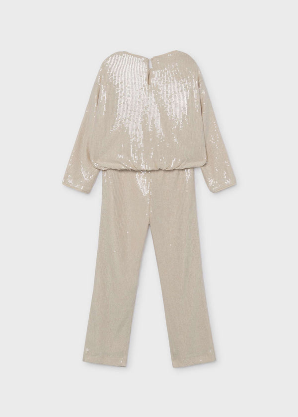 Completo pantalone e blusa lustrini bambina - Tofu