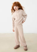 Completo pantalone e felpa con cappuccion bambina - Mezcla