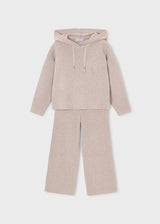 Completo pantalone e felpa con cappuccion bambina - Mezcla