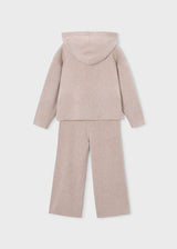 Completo pantalone e felpa con cappuccion bambina - Mezcla