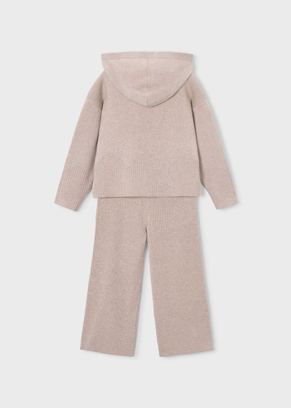 Completo pantalone e felpa con cappuccion bambina - Mezcla