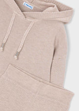Completo pantalone e felpa con cappuccion bambina - Mezcla