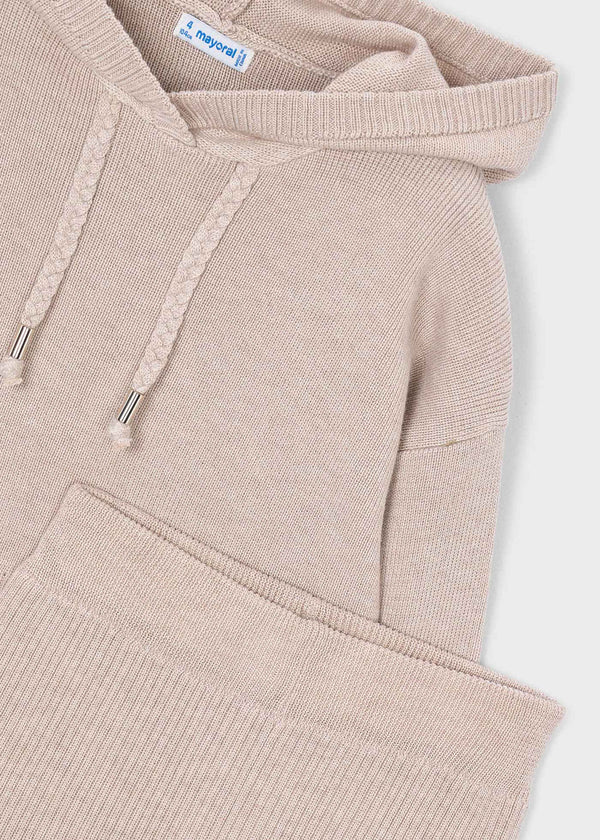 Completo pantalone e felpa con cappuccion bambina - Mezcla