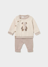 Completo pantalone e jersey orsetto neonato - Vigore