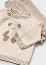 Completo pantalone e jersey orsetto neonato - Vigore